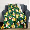 1Pc Christmas Minions Fabric Blanket Soft Throw Blanket For Home Bedroom Bed Sofa Travel Office Solid Christmas Blanket