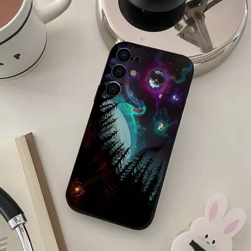 Adventure Game O-Outer W-Wilds Phone Case For Samsung S25,S24,S21,S22,S23,S30,Ultra,S20,Plus,Soft Silicone Black Cover