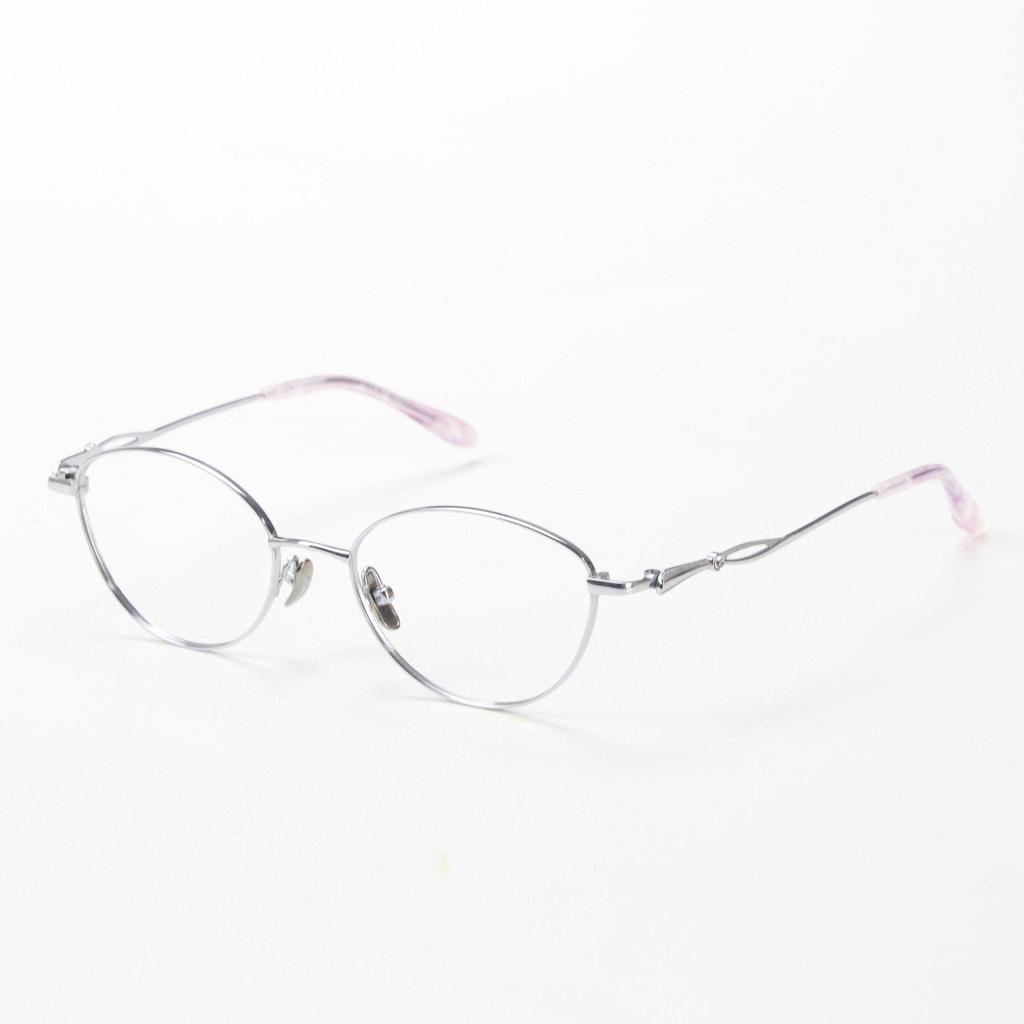 Women's Fashionable Pure Titanium Myopia Eyeglass Frames with Thin Metal Rim, Suitable for Prescription Reading Glasses.