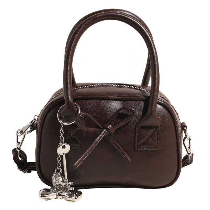 This Year's New Niche Retro Ballet Style Design Sense Portable Bowling Bag Women's Versatile Foreign Style Commuter Messenger Bag