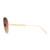 Dior Cannage Logo Pilot Sunglasses Unisex sunglasses Gold DIORCANNAGE-A1U-B0F2
