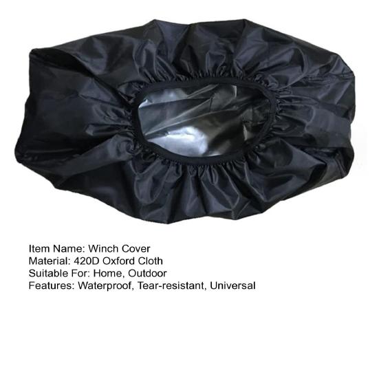 Capac troliu Heavy Duty, impermeabil, rezistent la praf, pentru troliu electric de 8500-17500 lbs. Accesorii universale pentru mașini