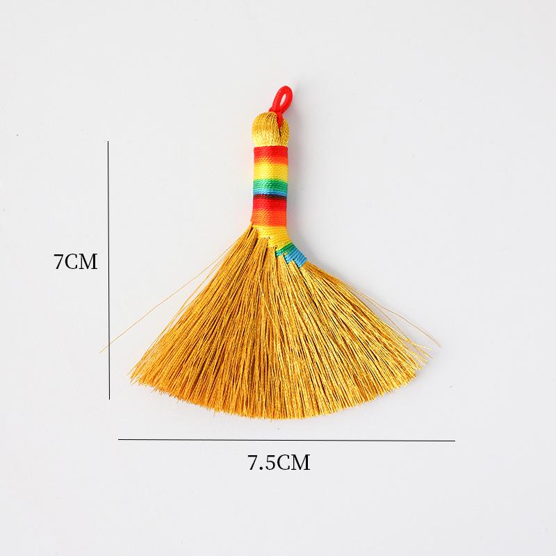 2026 Auspicious Flower Bouquet Broom Ornament for Chinese New Year DIY Decoration