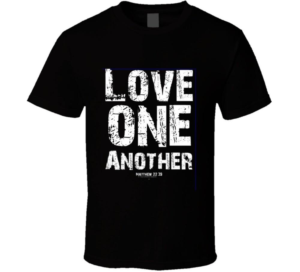 Love One Another Matthew 22 39 Christian Gift Bible T Shirt Unisex T-Shirt M