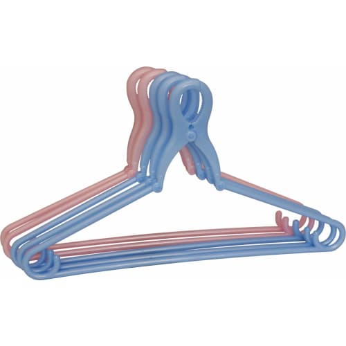 

NK Products NO. 539 Econo Batch Hangers, Set of 5, Pink & Blue, Medium, BCM-05