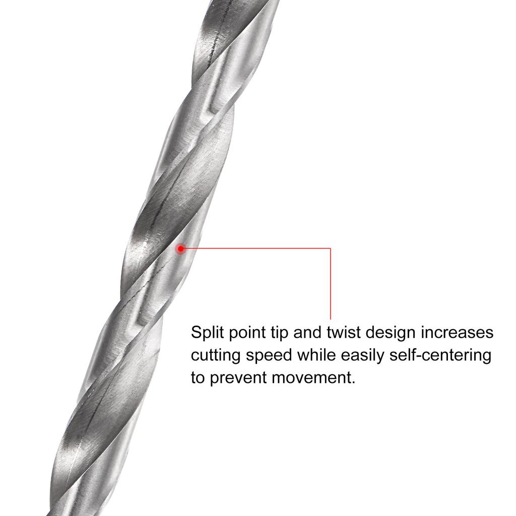 200/250/300mm Twist Drill Bits 6.2/7/8/9/10/11/12/13/14/15/16mm High-Speed Steel Extra Long Drill Bit
