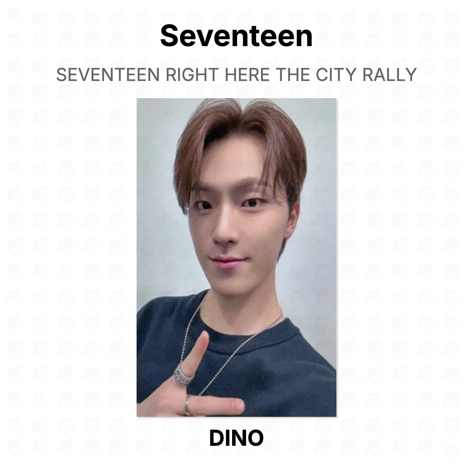 Seventeen RIGHT HERE THE CITY RALLY Official Photocard DINO