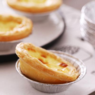 50 pezzi monouso stampo per crostata all'uovo in carta stagnola anti-scolorimento stampo per muffin anti-grasso utensile da cucina