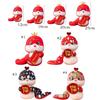 Stuffed Snake Year Mascot Toy Cute Lucky Snake Doll Plushies  Birthday Gifts