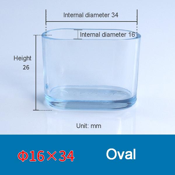 Transparent Thickened Table Foot Mat, Protective Cover, Non-slip, Wear-resistant, Furniture, Chair Noise, 4 Pcs Set Foot Cover
