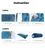 New Outdoor Pillows Hiking Trekking Insulated Mat Folding Bed Ultralight Air Cushion Sleeping Pad Camping Inflatable Mattress