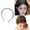 Edgy Spiked Silver Headbands Unisex Punk Rock Hair Accessory For Concerts Daily Outfits