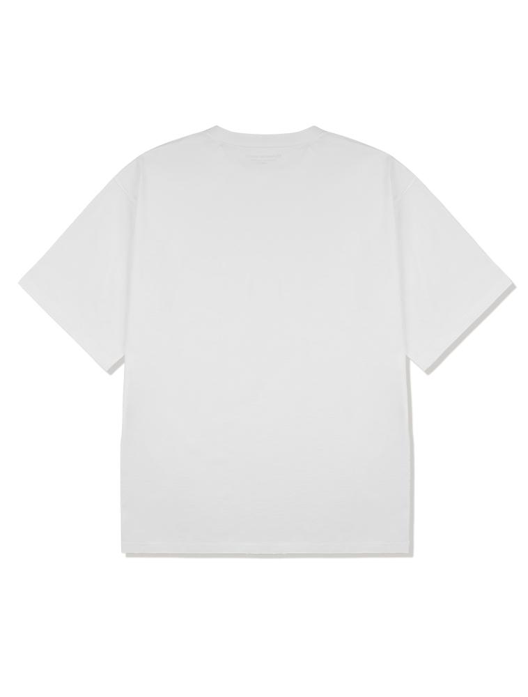 LA MAISON STUDIO Unisex Pima Cotton Layered 2-Pack Short Sleeve White (Fcd2Ts112M)