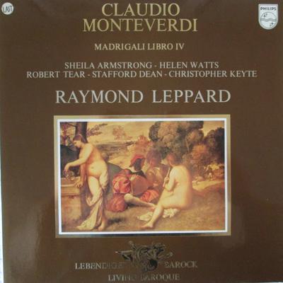 LP Record CLAUDIO MONTEVERDI SHEILA ARMSTRO Madrigali Libro IV 9502024 Philips 1972 Netherland Classical Used