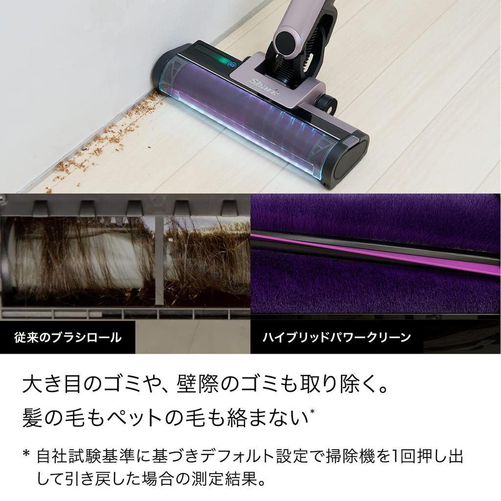 Shark Vacuum Cleaner Stick Cordless EVOPOWER SYSTEM CS851JMVAE Mauve Gray iQ+