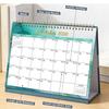 Thick Paper Annual Calendar Daily Schedule Portable Standing Desktop Calendar July 2026-June 2027 Self Discipline Check