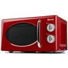 Girmi FM21 Microwave Oven with Vintage Compartment - 20 Liters - 700 + 800 W - Red