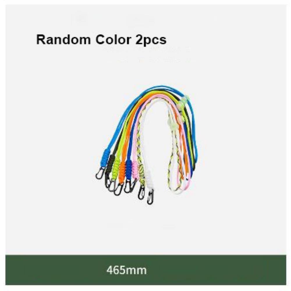 2pcs Multifunction Umbrella Rope Hook 7-Core Key Ring Carabiners Outdoor Camping Sports Accessories