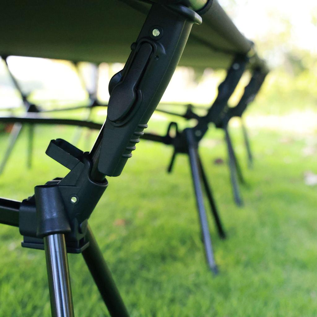 Adjustable Aluminum Alloy Folding Camping Cot - Portable and Lightweight, 80x210 Cm