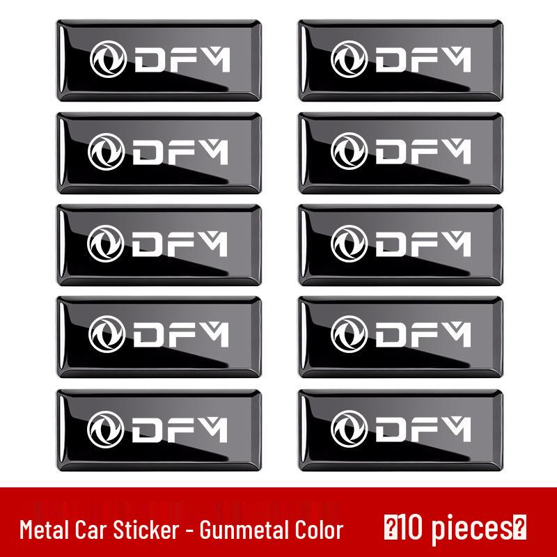 Metal Emblem Decorative Sticker for Dongfeng Fengguang 580/500/330 and Fengshen AX7/A60 Cars