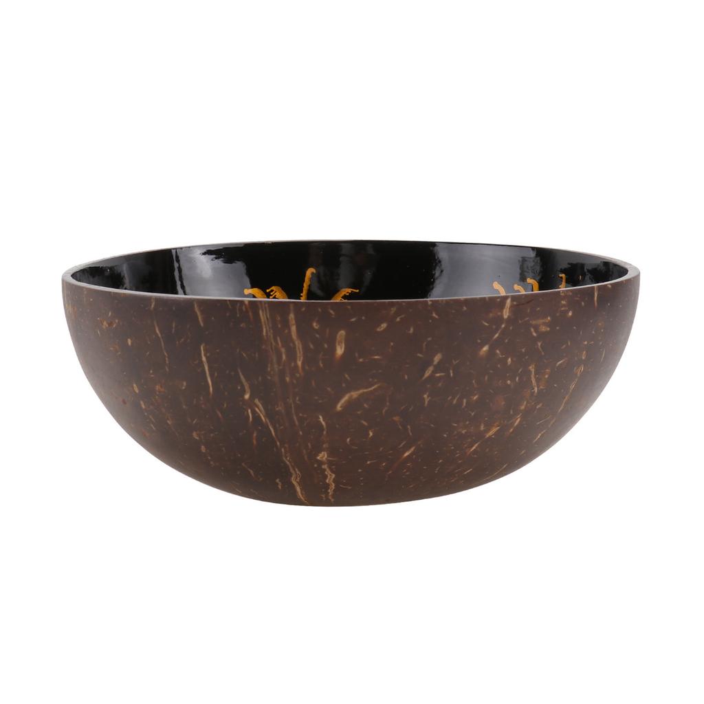 Natural Coconut Storage Bowl Sustainable Handmade Decorative Candy Jar Nuts Holder Desktop Organizer Living Room Bedroom Decor