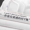 Huili Dams T-shirt i ren bomull, avslappnad passform, med tryck