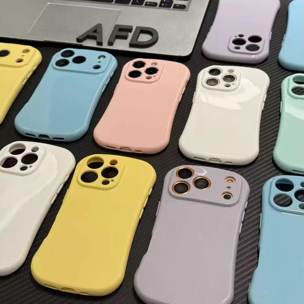 Custodia sottile in silicone da vita per telefono per Apple 17/16pro/15pro/14/13 - Colore solido, morbida e resistente, compatibile transfrontaliera