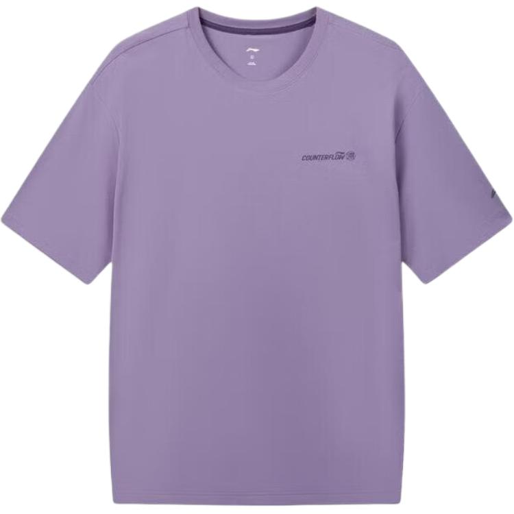

Li Ning Outdoor CF Мягкая Минималистичная Универсальная Футболка с Коротким Рукавом Унисекс Топы ATSW407-4 M
