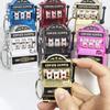 Mini Fruit Slot Machine Keychain Creative Fidget Toy Portable Lucky Charm Pendant Bag Accessory Fun Gift For Kids And Adults