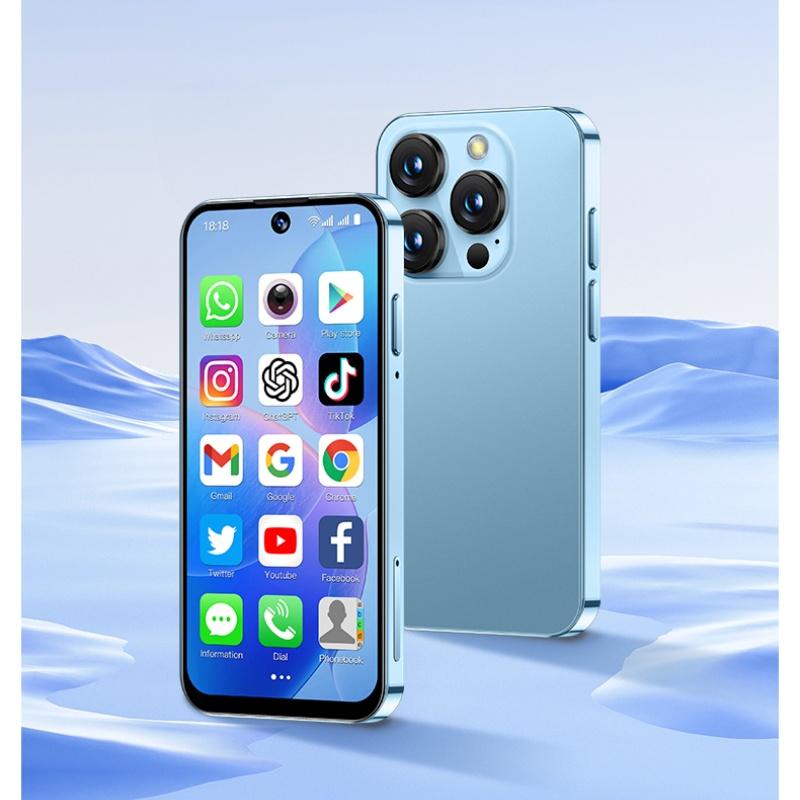 Soyes XS19 3G Mini Smarttelefon 3,88 tommers HD-skjerm MTK6580 Dual SIM Dual Standby 5 MP Bakkamera 2000 mAh Batteri Android 10.0 Bærbar Mobiltelefon