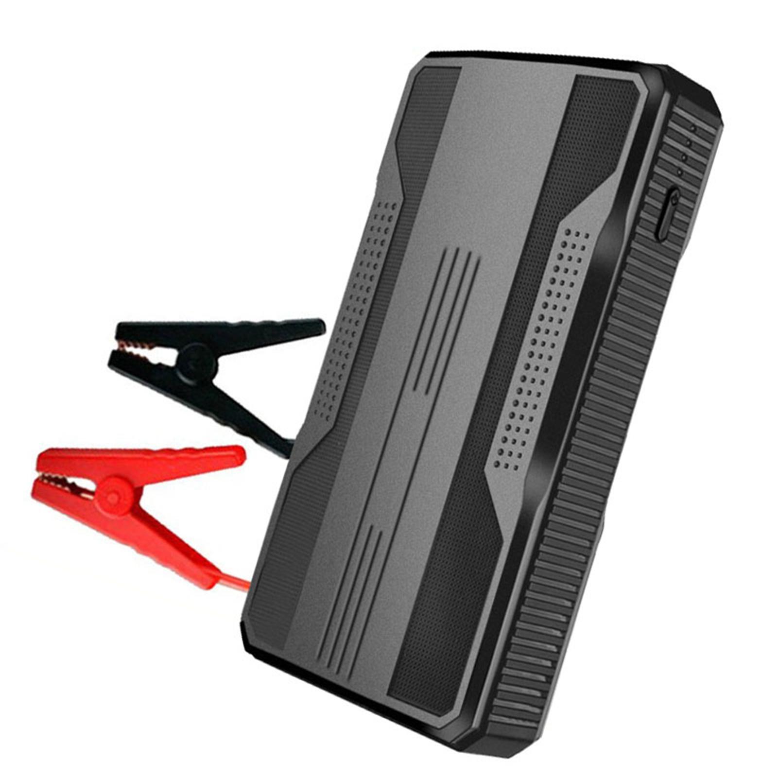 

Автомобильный аварийный стартер со светодиодной подсветкой, аккумулятор высокой емкости, портативное зарядное устройство Power Bank для 12 В чёрный