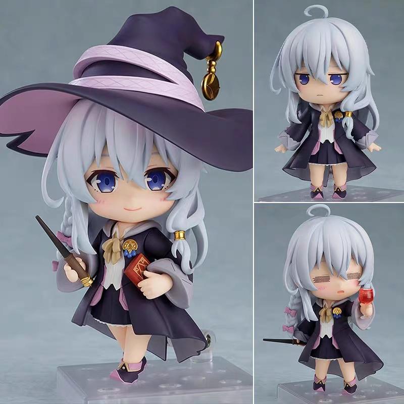 Q-version Elena from Witch's Journey figure, Nendoroid, cute anime girl, 2D model, ornament, gift.