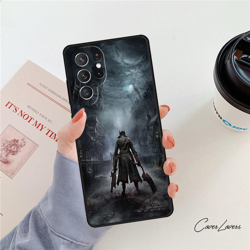 

Bloodborne Blood Quotes phone case For Samsung Galaxy S24 S25 S23 S22 Ultra Note 10 20 Plus S20 S21 FE Cover S23 plus 5G