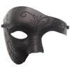 Carnival One-eyed Half-face Phantom Mask Vintage Antique Opera Phantom Dance Party Cosplay Costume Mask 2025