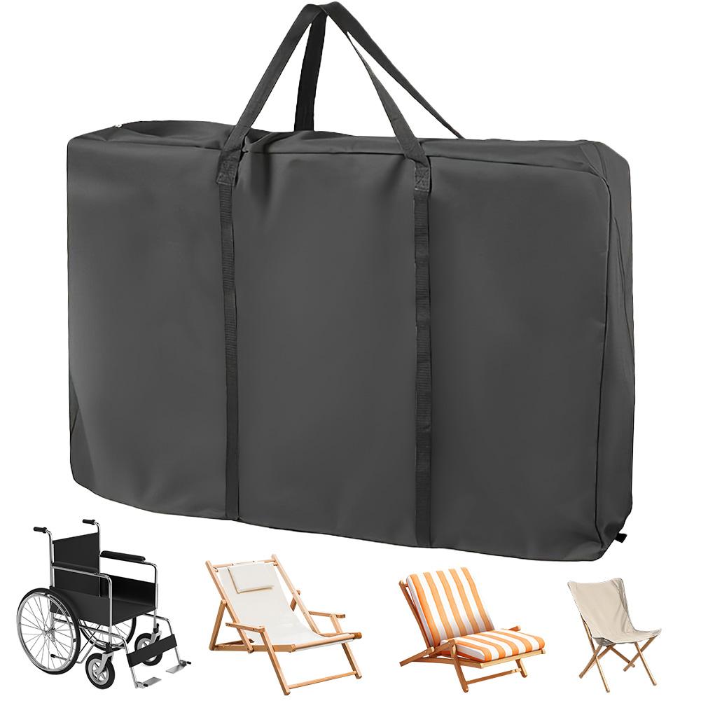 Rollator Travel Bag Waterproof Foldable Wheelchair Bag Large Capacity Oxford Cloth Storage Bag for Beach Chair Camping Table
