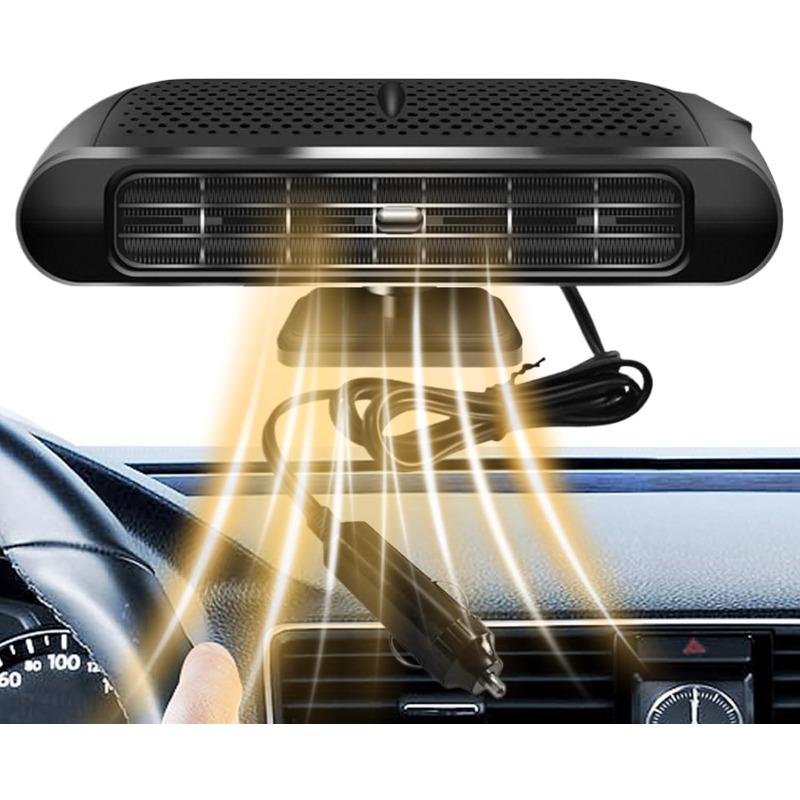 Windscreen Dashboard Defroster 12V 150W Car Heater Portable Heating Fan Electric Rechargeable for Auto Sedans SUV