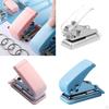 Hole Paper Punch for Cardboard Scrapbook with Closure Buckle Removable Waste Compartment Circle