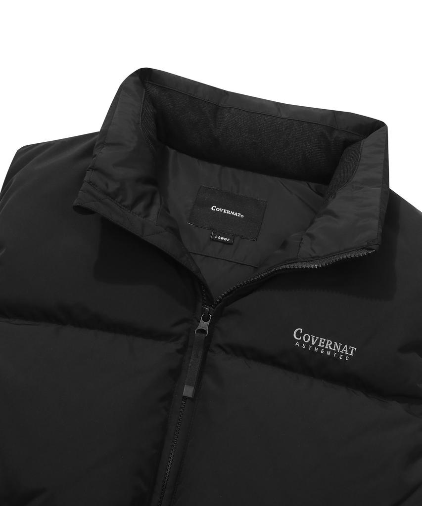 COVERNAT Rds Civic Cotton Fill Down Vest Black