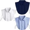 Office & Formal False Collar for Adults: Detachable Peaked Lapel Design, Easy Clip-On for Shirts, Dresses & Costumes