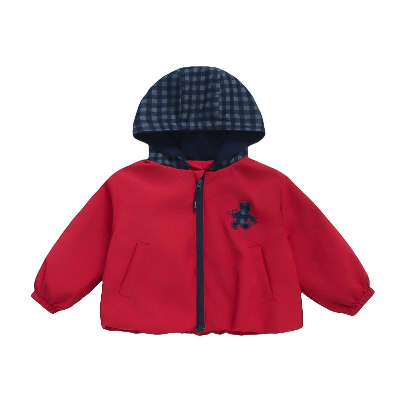 Girls' Korean Style Hooded Coat - 2025 Spring/Autumn Fashion Jacket