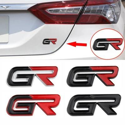 ACH1 3D Metal Car Logo Emblem Badge for GR Sport C-HR RAV4 Prado Prius Avensis Front Grille Rear Trunk Sticker Accessories