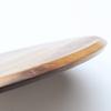 Round Cutting Small Leaf Acacia Wooden Cutting Pizza Kitchen Cutting Board with Natural Stylish Kitchen Lunch Bread Cutting Steak Outdoor X X Board,
