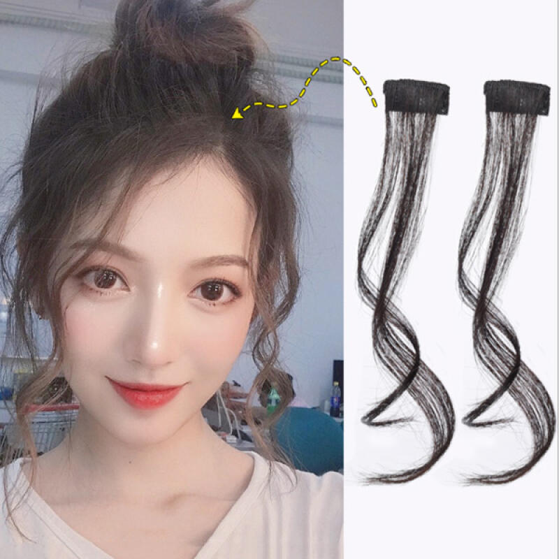 Mibia челка-накладка из натуральных волос парик Option 2