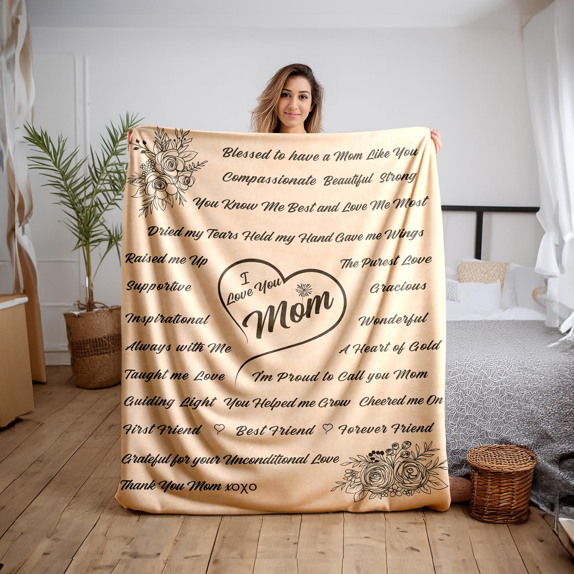 

Сучасна декоративна ковдра, ковдра для домашнього декору, подарунок мамі, флісова ковдра, подарунок для матері, подарунок до Дня матері 80 x 100 cm