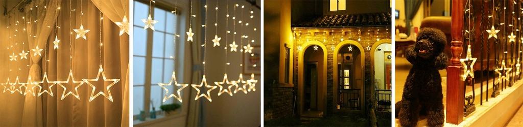 Garland decoration for room curtain for parties birthday chain background