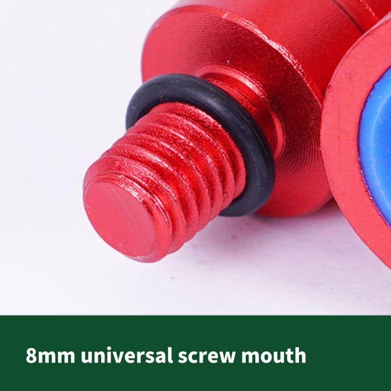 Fishing Pedestals Rod Bracket Head 8mm Thread Fishing Rod Support Stand Head Aluminum Rod Holder Head V-Shaped