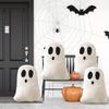 1PC Halloween Throw Pillows,Spooky Ghostly Design Fleece Cushions, Perfect for Sofa, Party,Halloween Decorations