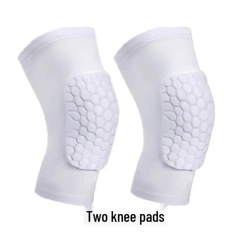 Universal Lycra Honeycomb Knee Pads: Anti-Collision Sports Support for Basketball & Running