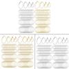 96 Pcs Alloy Round Earring Hoops DIY Crafts Jewelry Earring Making Kit