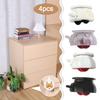 4PCS Furniture Casters Wheels  with Brake Mute Wear-resistant Universal Wheel Stablize Self Adhesive Pulley Base